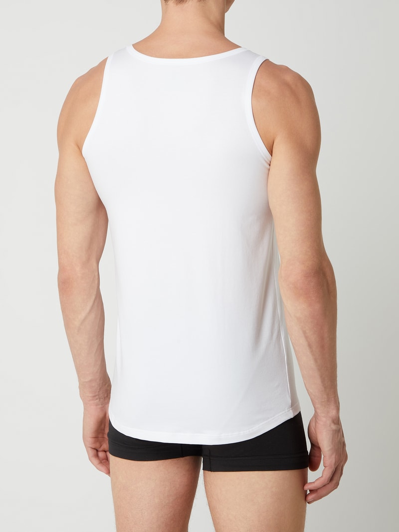 Tanktop mit Stretch-Anteil in weiß