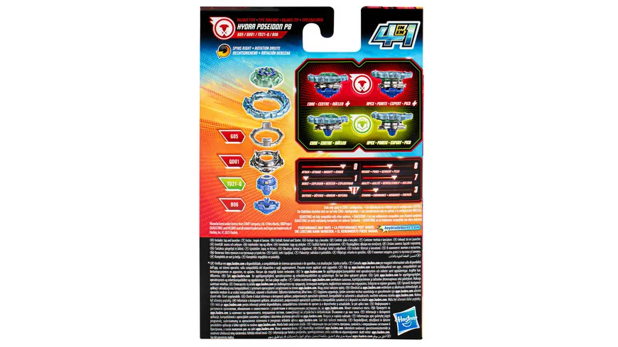 Hasbro - Beyblade Burst QuadStrike Starter Pack, 1 Stück, sortiert