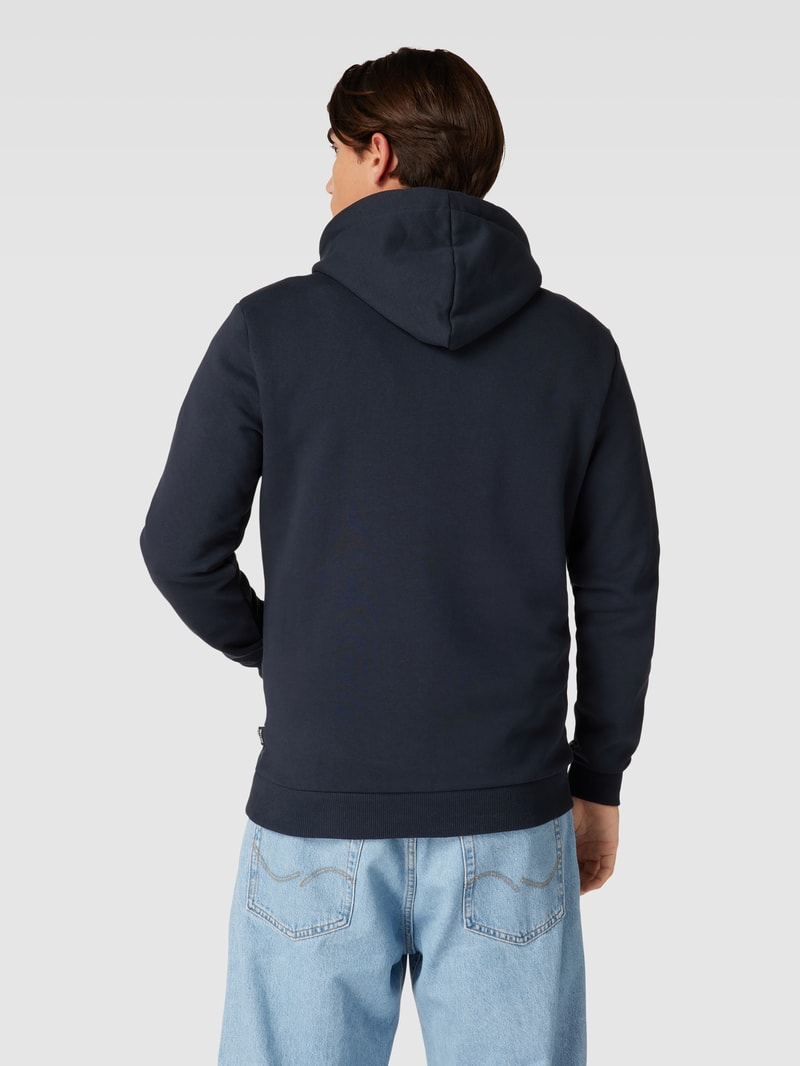 Hoodie in melierter Optik Modell 'CERES' in dunkelblau