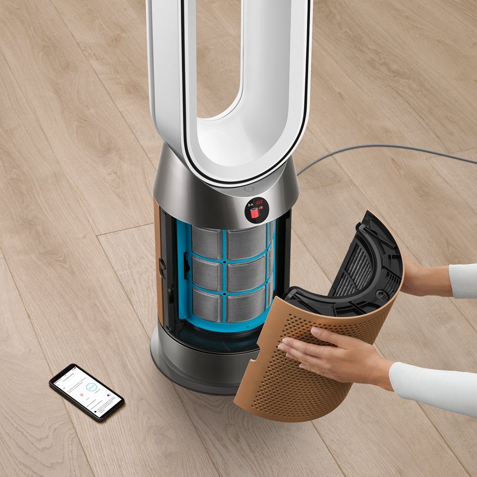DYSON Heizlüfter Hot + Cool Formaldehyde HP09 Nickel/Gold