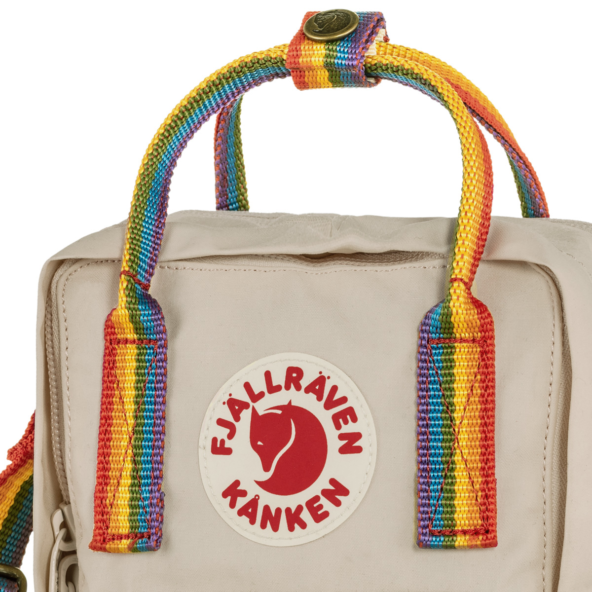 Fjällräven Kanken Rainbow Sling Umhängetasche beige