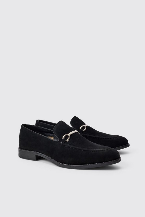 Loafer aus Wildlederimitat