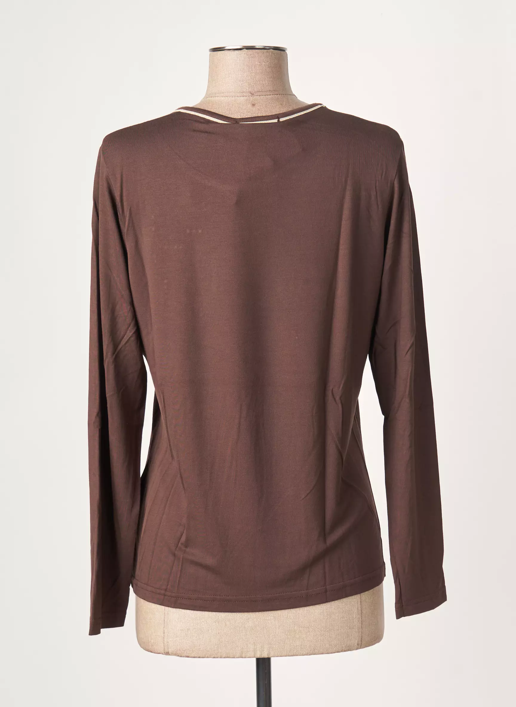 Karting Tshirts Femme couleur marron