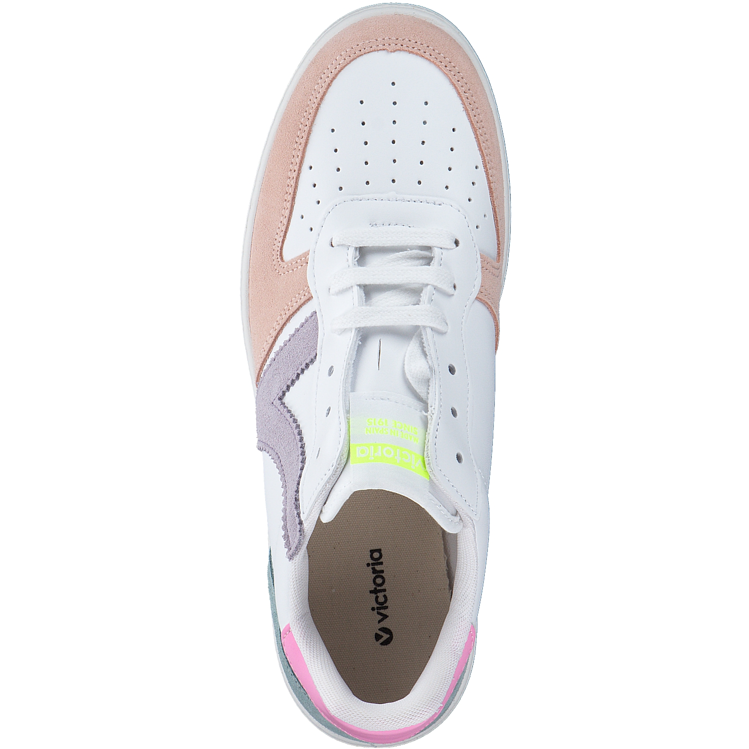 Victoria Madrid 1258246, Schnürschuhe, Damen, Weiß