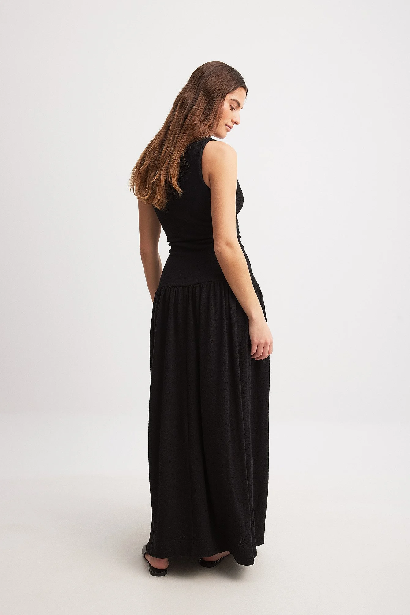 Weites, strukturiertes Kleid