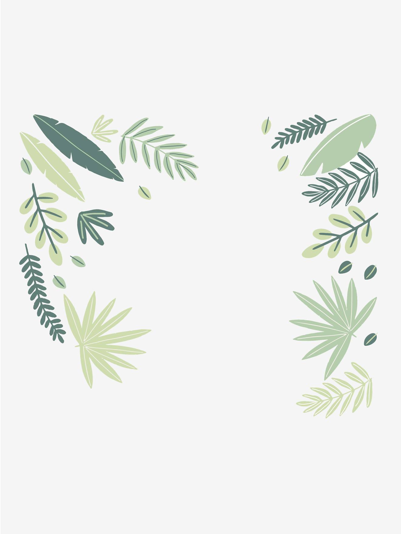 Stickers Nature vert