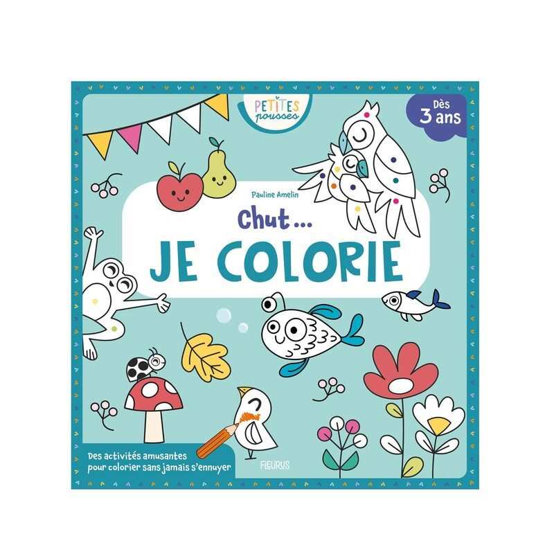 Livre Chut… Je colorie ! - Fleurus