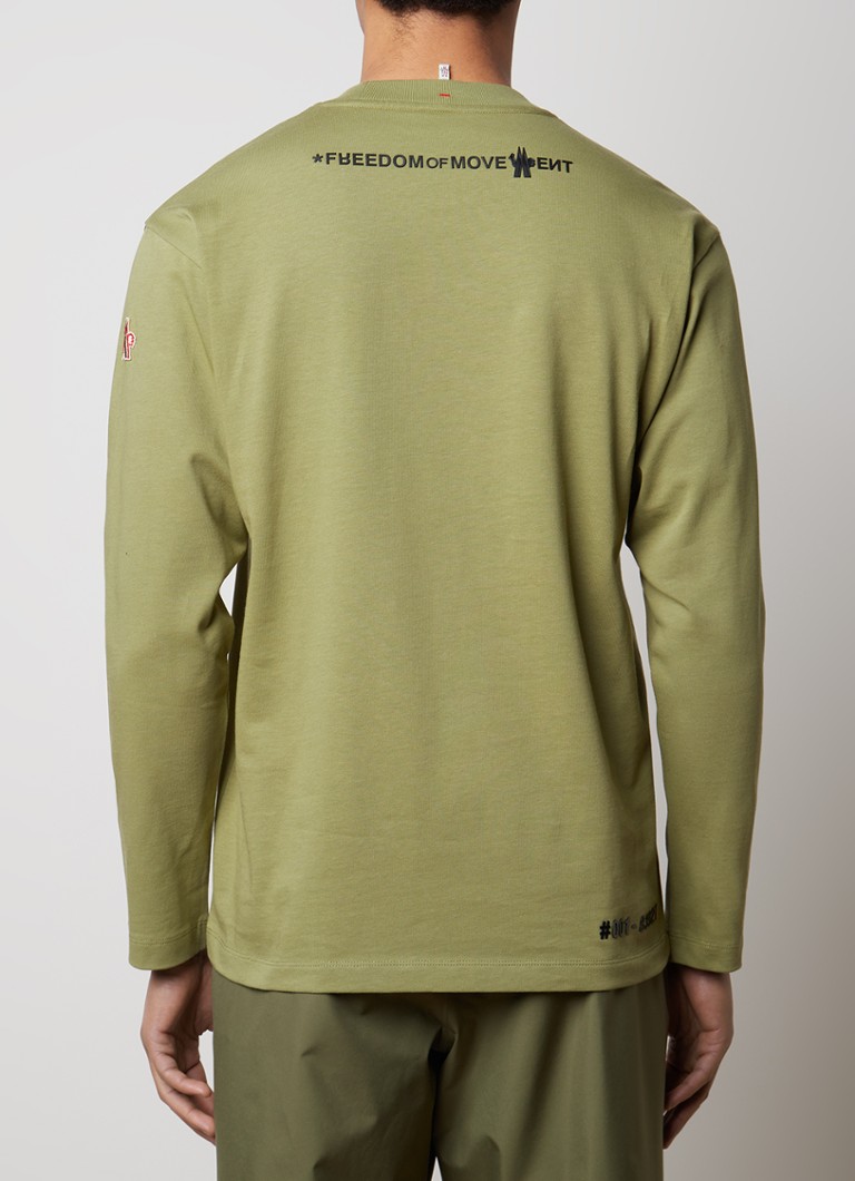 Moncler  Longsleeve met logoborduring