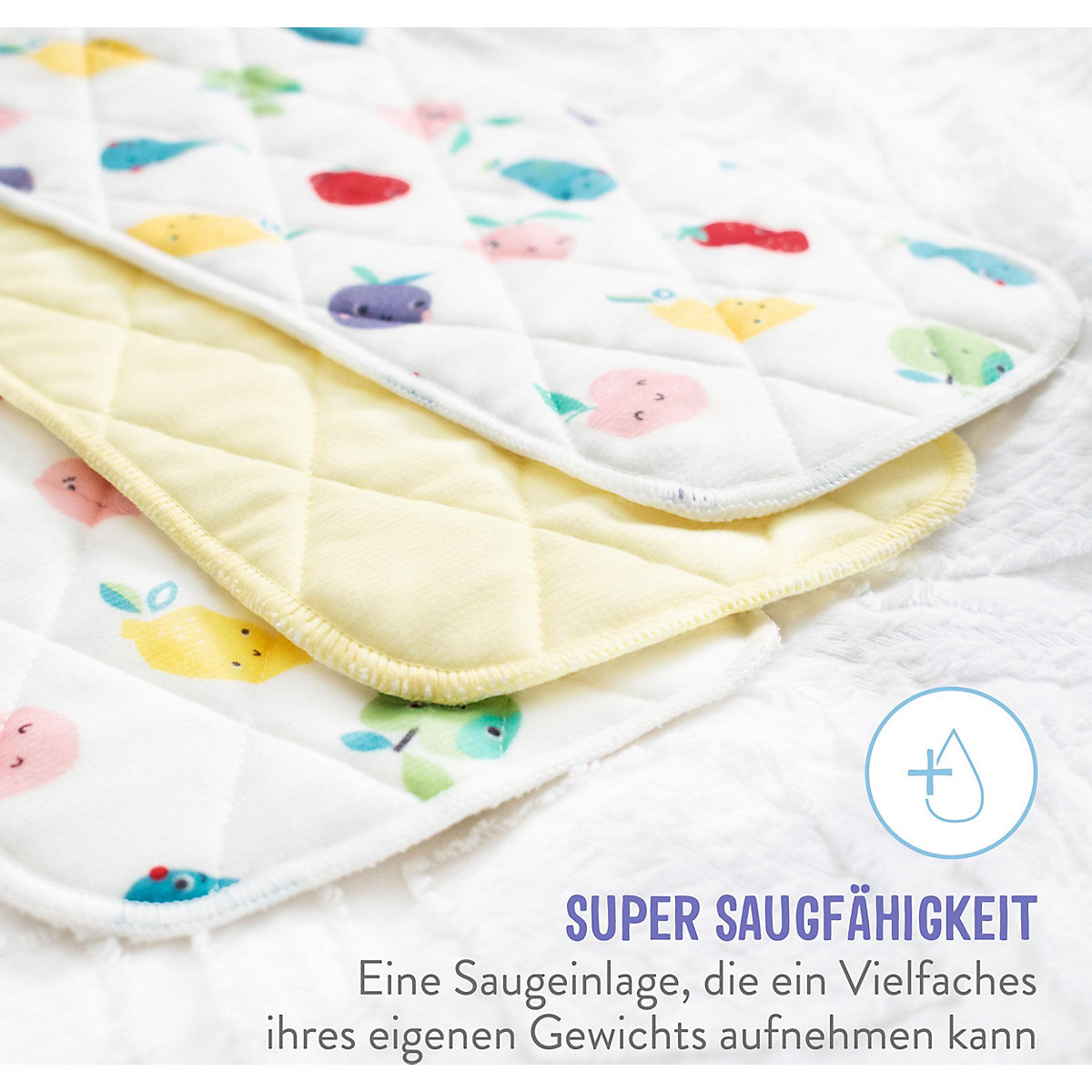 Bambino Mio, mioboost classic Saugeinlage, 3er Packung, Freche Früchte