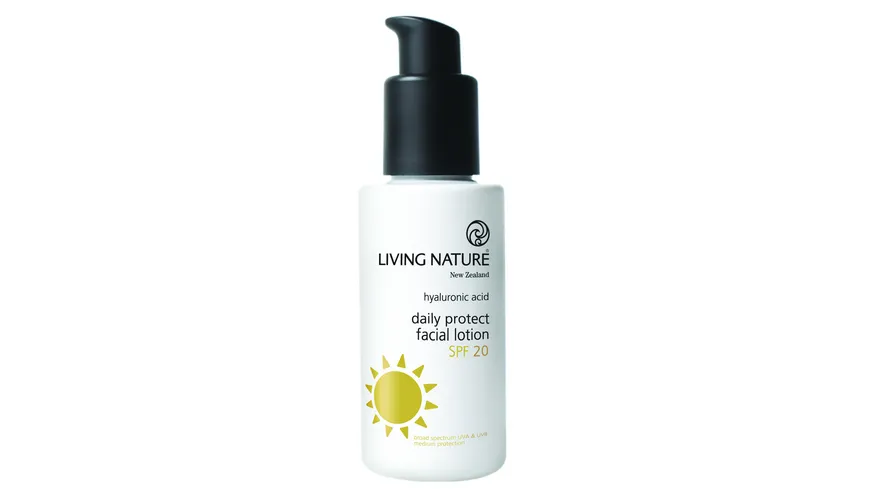 LIVING NATURE Sonnenschutzcreme Daily Protect Facial Lotion SPF 20 60 ml