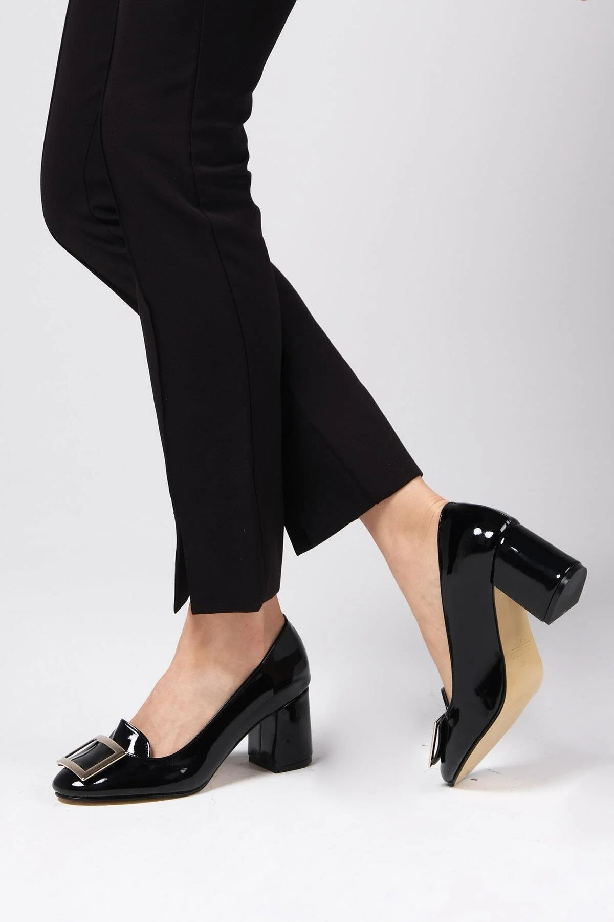 Mio Gusto  Schwarze Damenschuhe mit Absatz