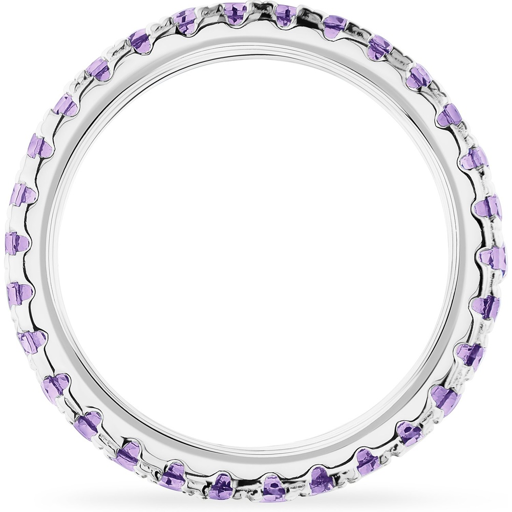 FAVS Bague pour femme 925 Argent lilas Bague