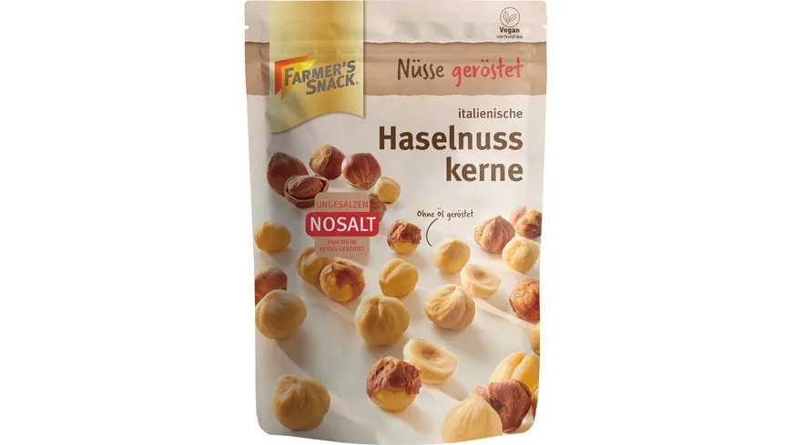 FARMER'S SNACK Italienische Haselnüsse NoSalt blanchiert 125 g