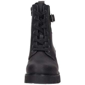 Via della Rosa Schnür Boots in schwarz