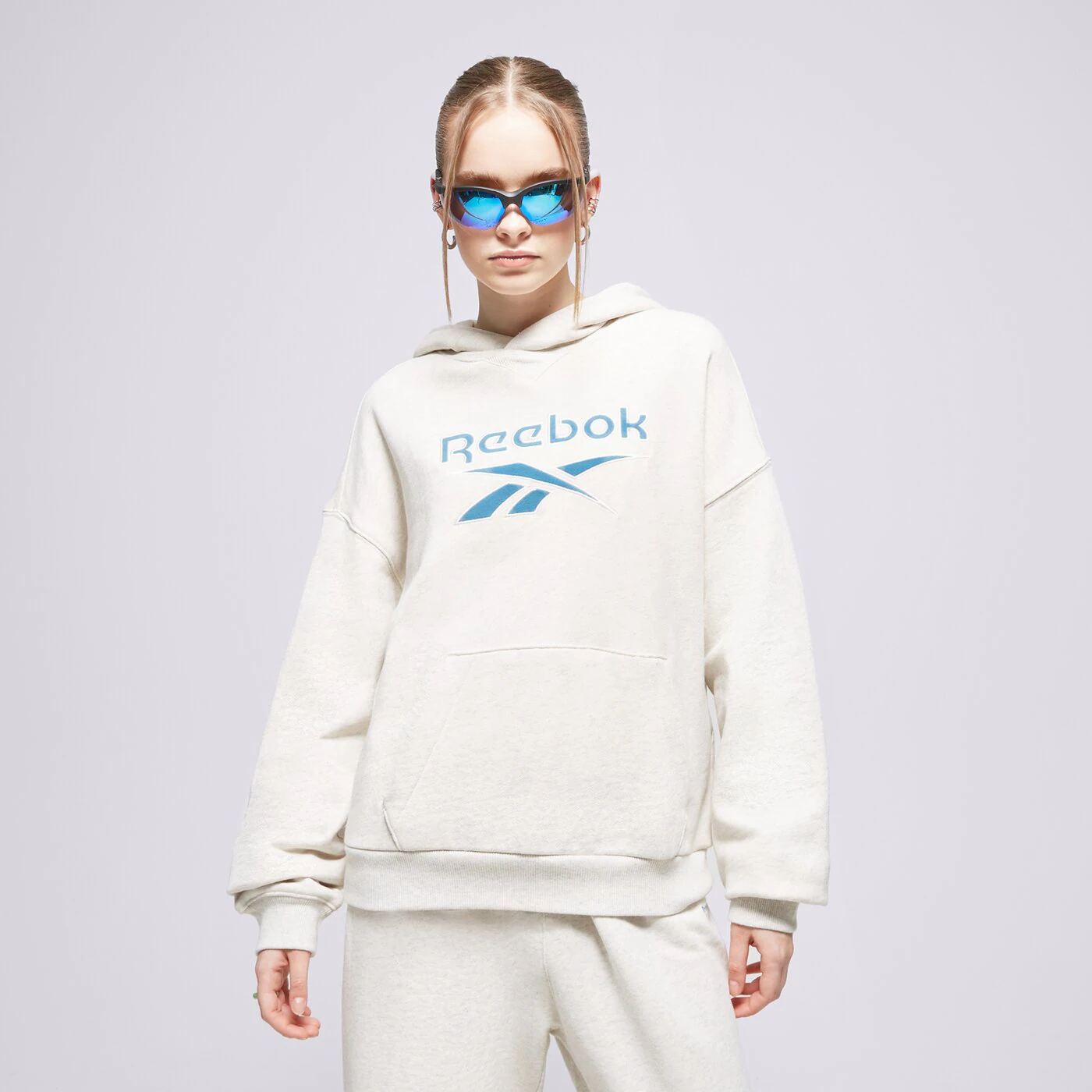 REEBOK HOODIE CL AE BIG LOGO FT HOODIE Weiß