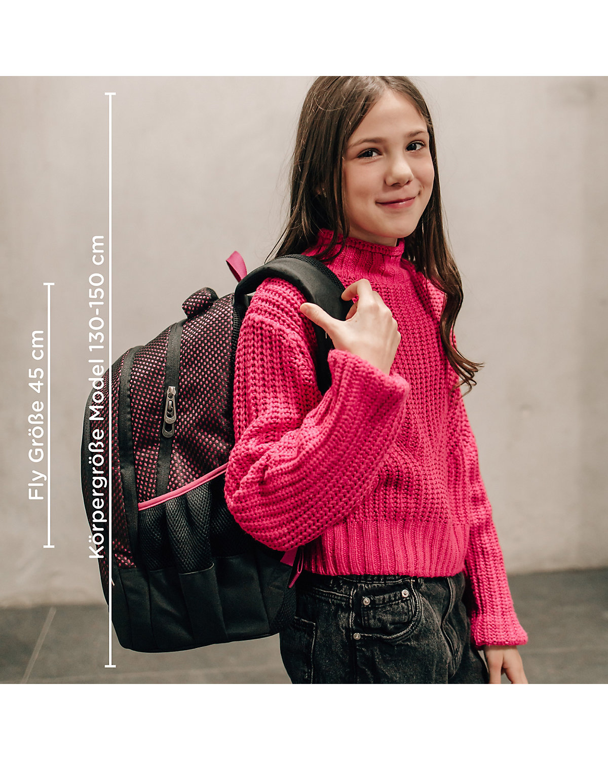 Schulrucksack Fly Crazy in mesh (2023)
