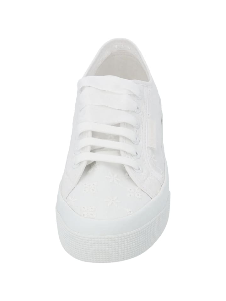 Superga Schnürschuhe in total white günstig kaufen