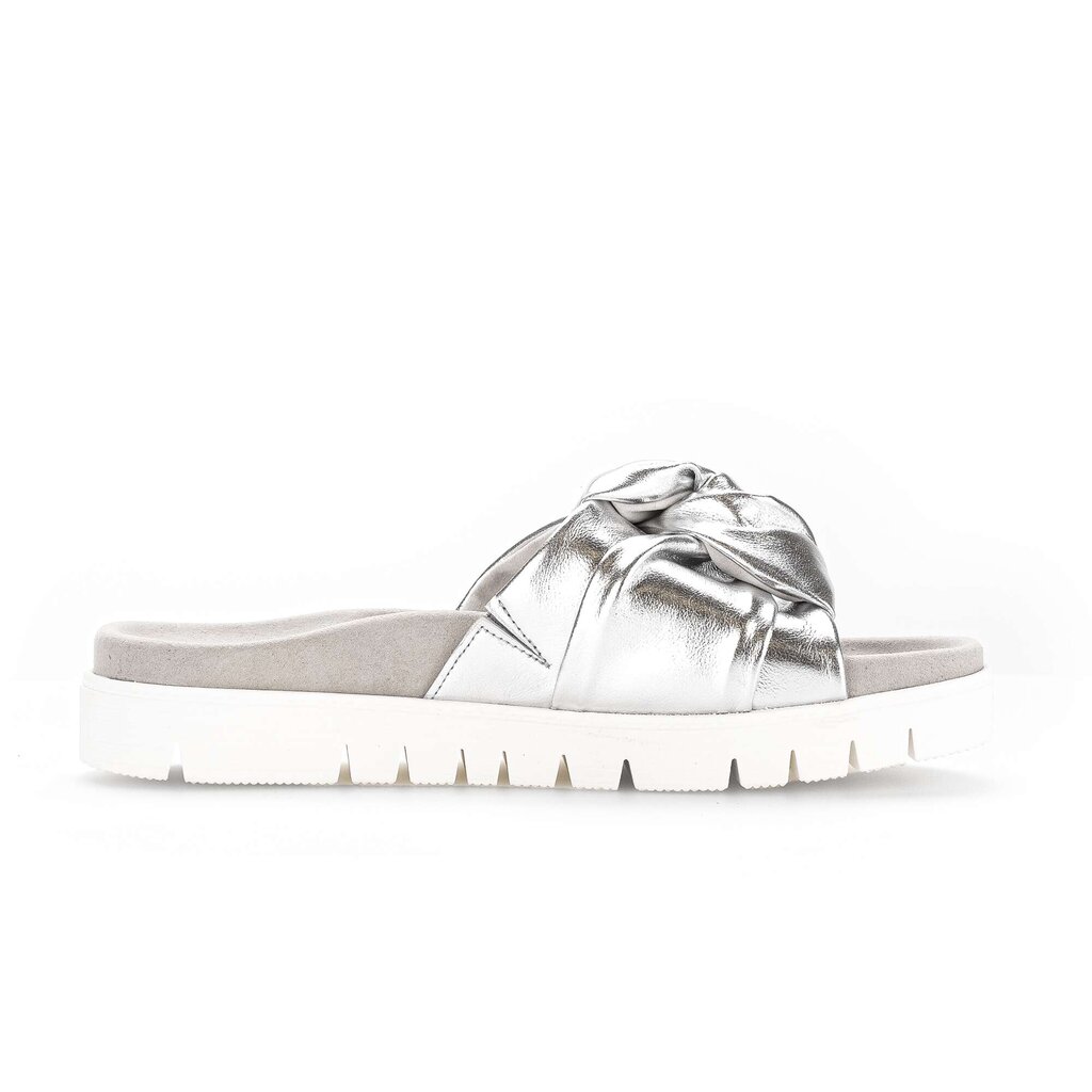 Gabor fashion Pantolette silber