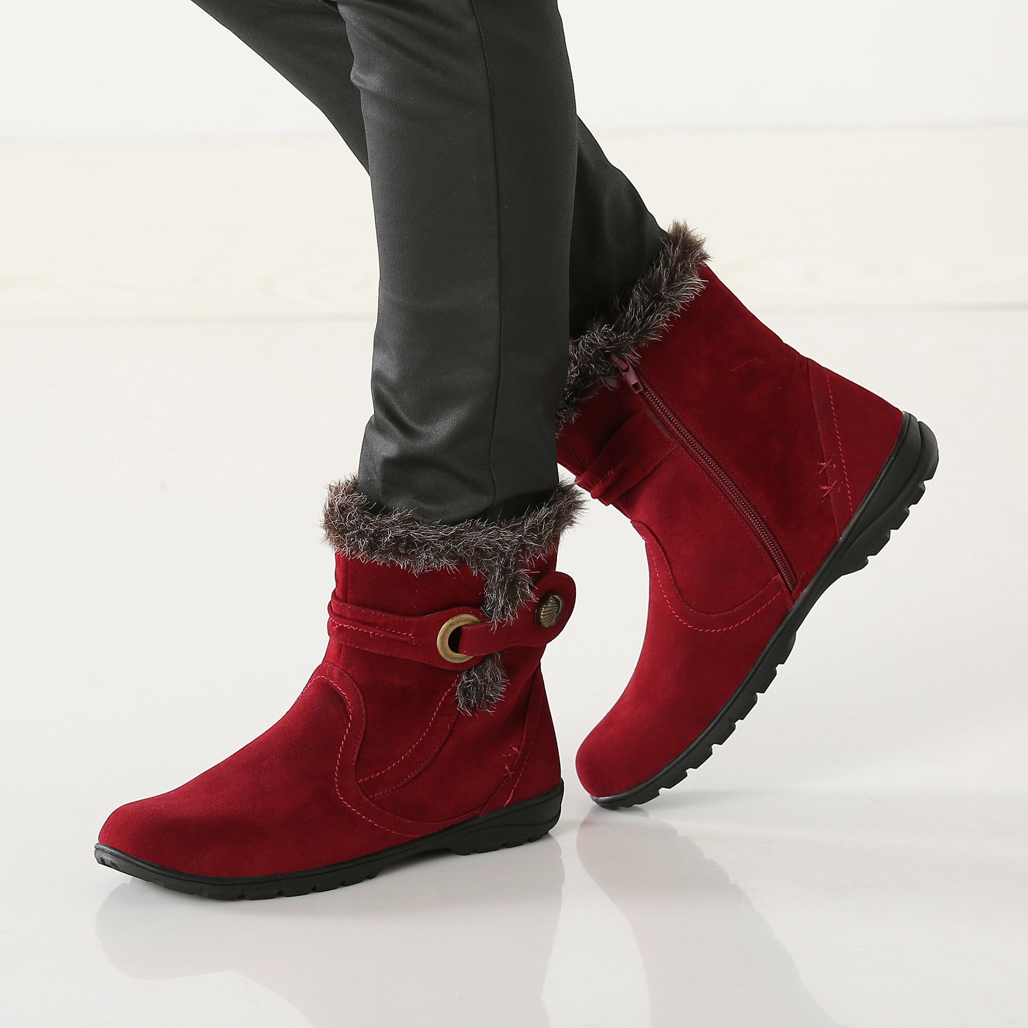 Bottines fourrées