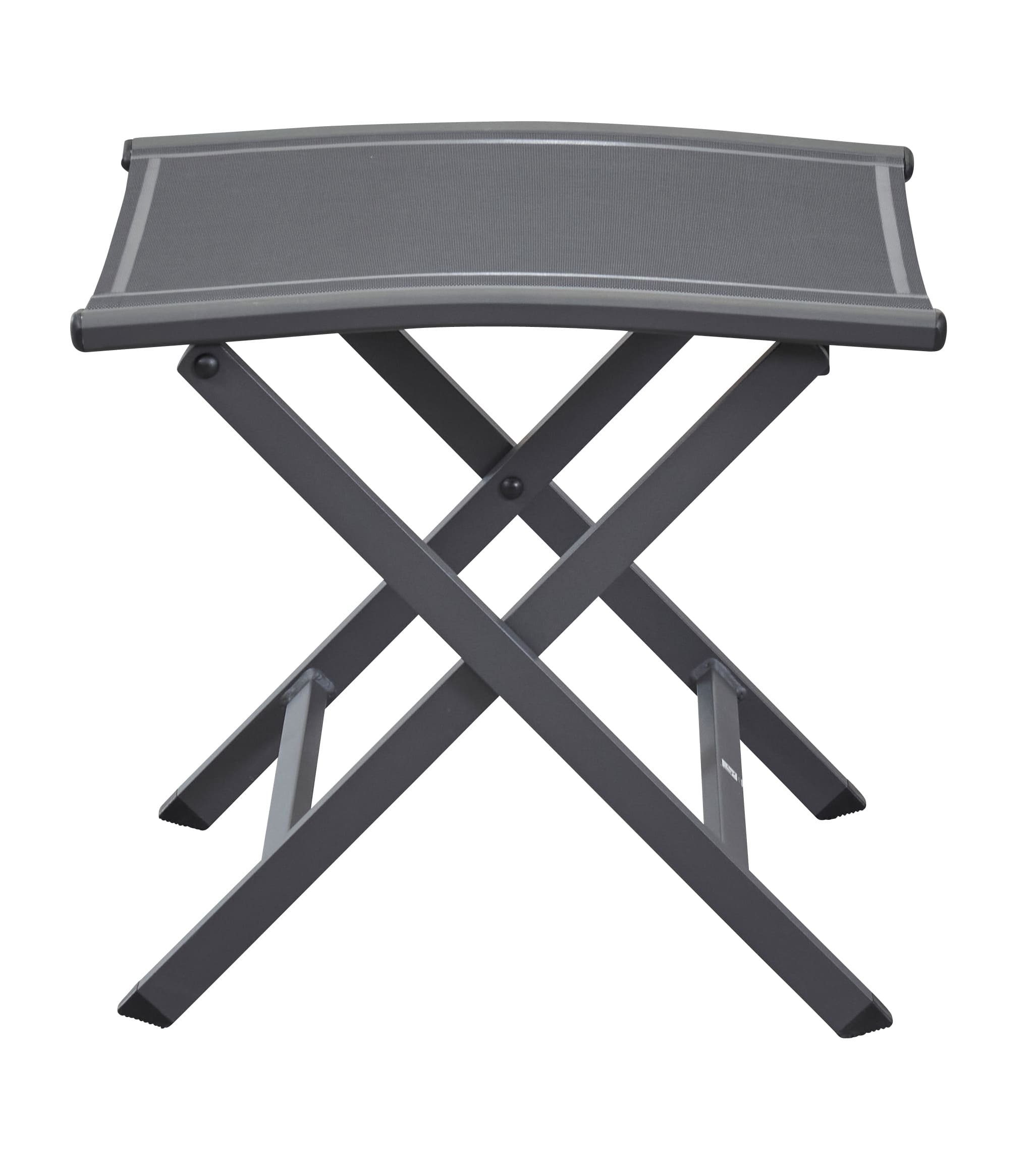 LC Garden Gartenlounge-Hocker LC Garden Unicamo Hocker Textilen anthrazit/anthrazit Fußbank