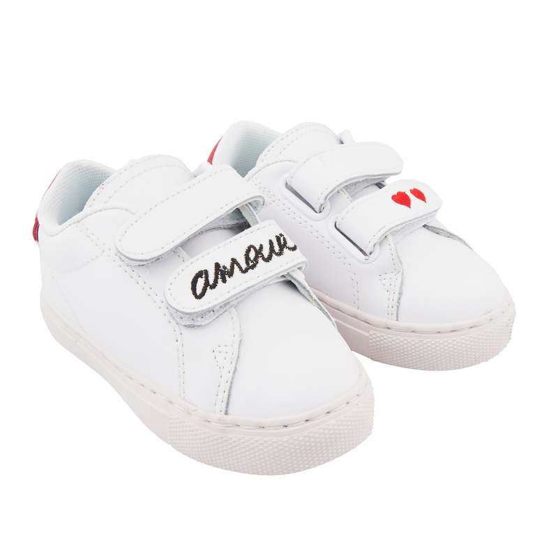 Baskets en cuir Mini Edith amour