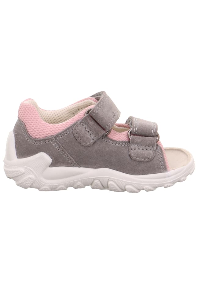 superfit Lauflernsandale FLOW in Grau/Rosa günstig kaufen