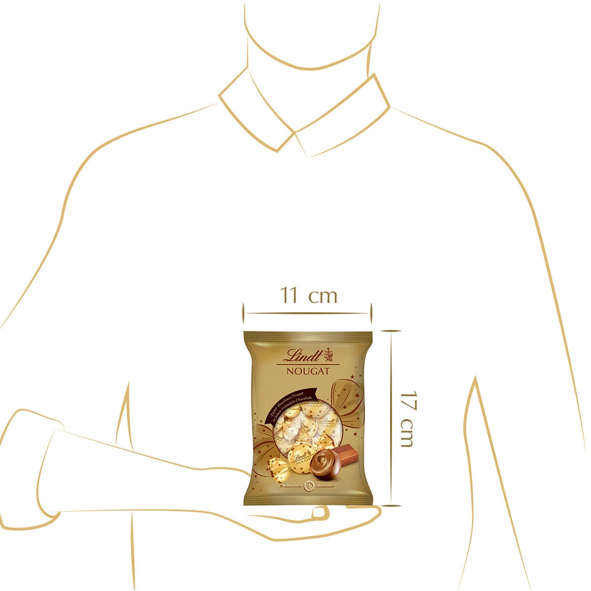 Nougat Kugeln Doppeldreh, 101g