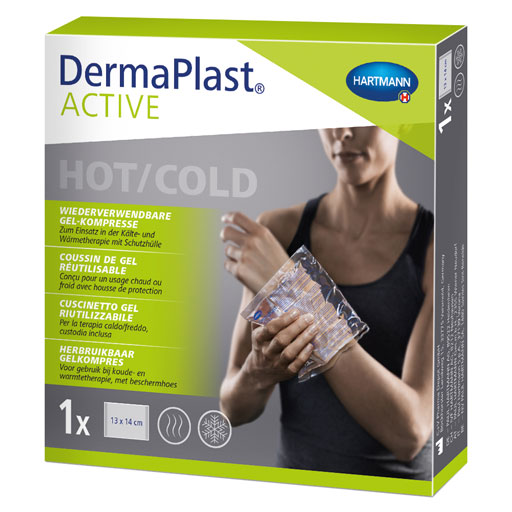 DERMAPLAST Active Hot/Cold Pack klein 13x14 cm  1 St  Kompressen