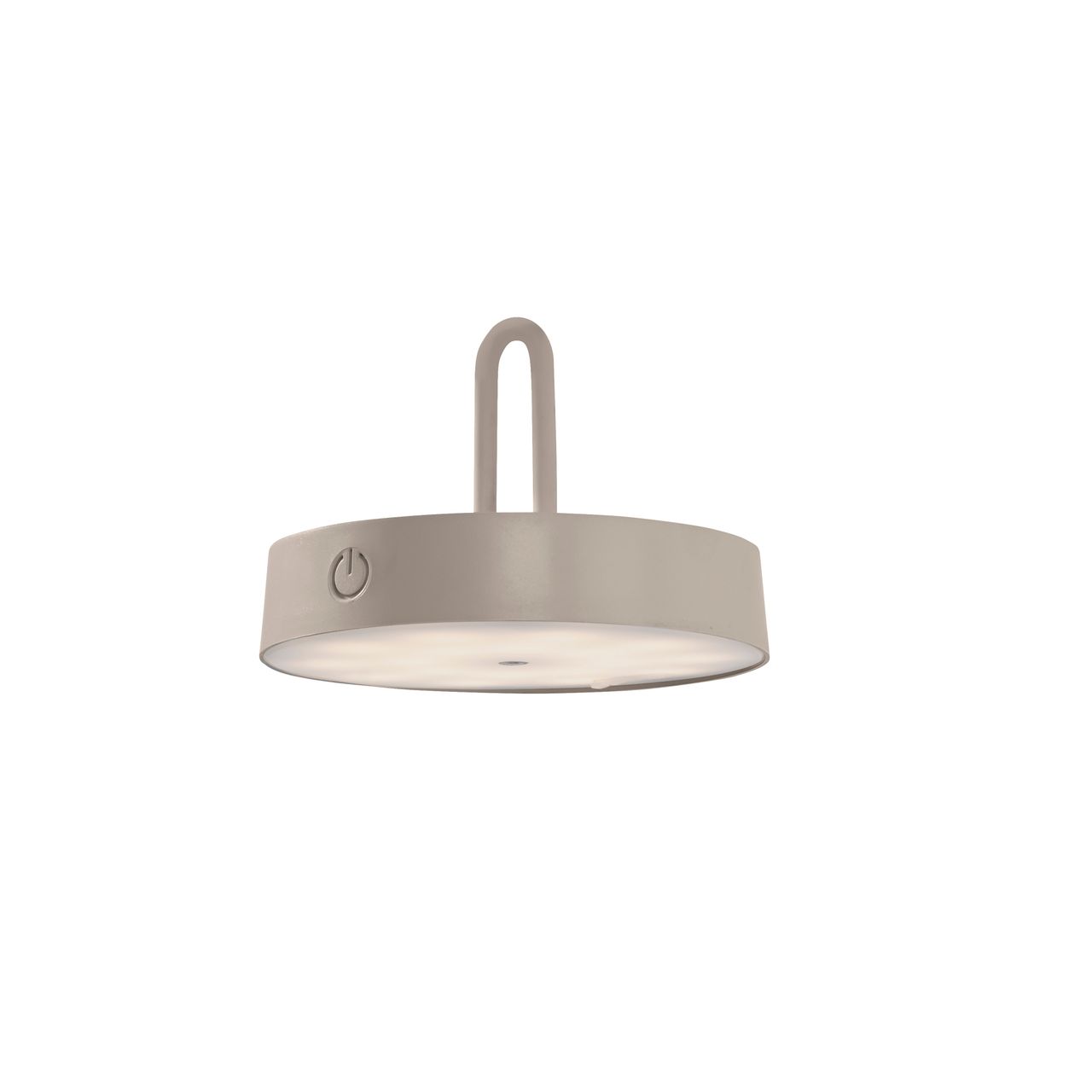 JUST LIGHT Akku Wandleuchte ARMA, 1x LED-Board/1,50Watt/2700Kelvin, IP44, Greige