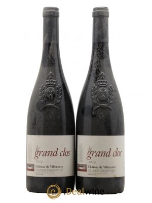 Saumur-Champigny Le Grand Clos Château de Villeneuve  2014 - Lot de 2 Bouteilles
