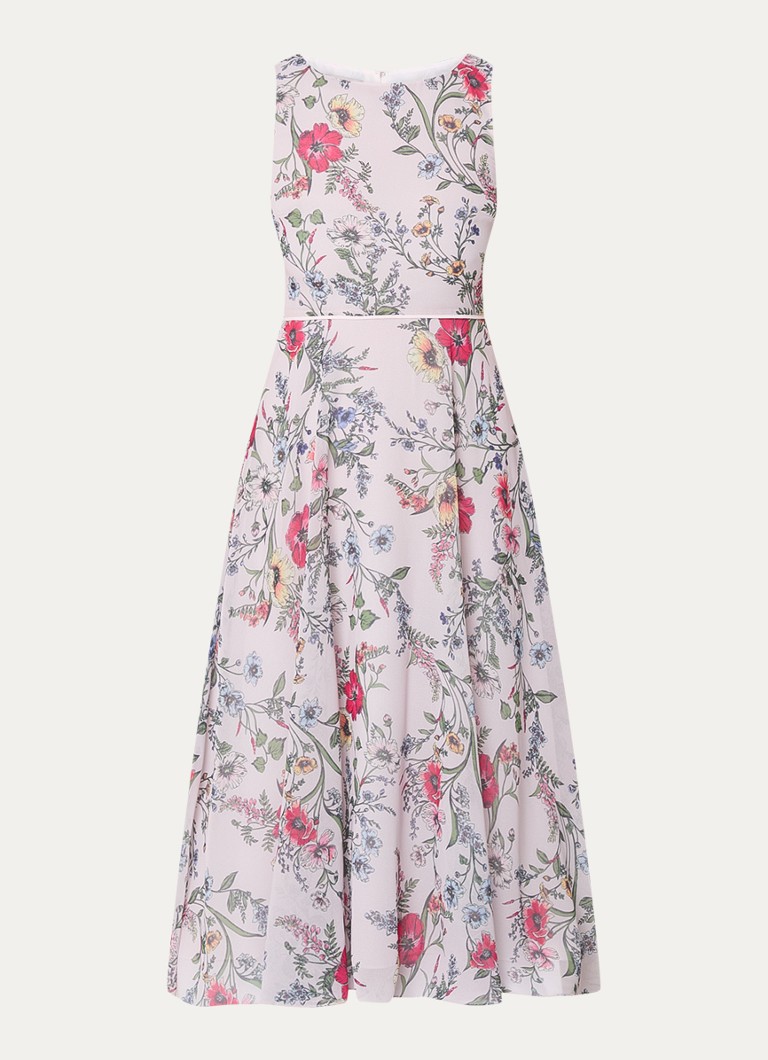 Φόρεμα Hobbs Carly Floral Crepe Midi