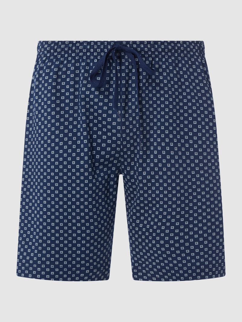 Pyjama-Hose aus Baumwolle in marineblau