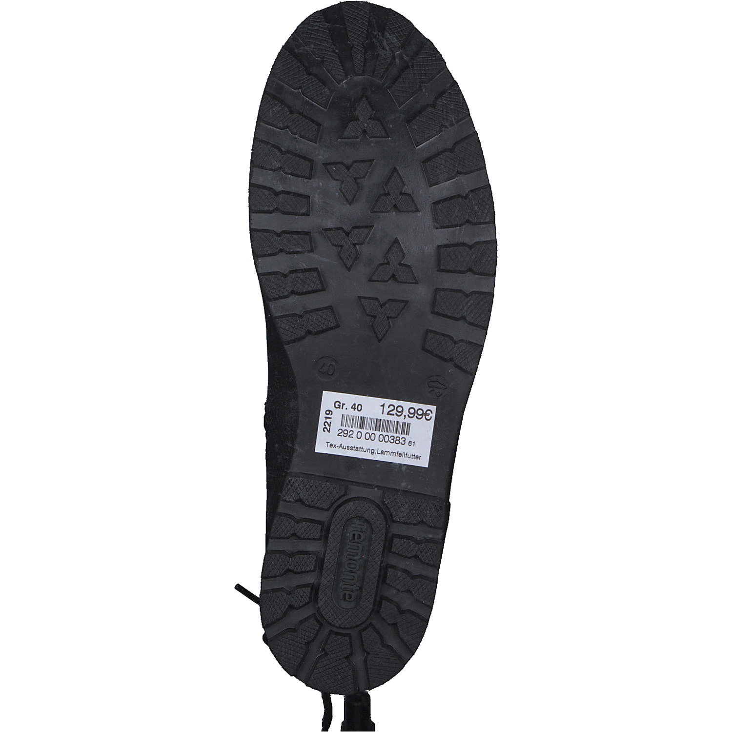 Remonte D8477, Winterstiefeletten, Damen, Schwarz