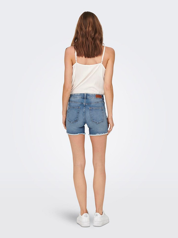 ONLY Jeans-Shorts in Blau günstig kaufen