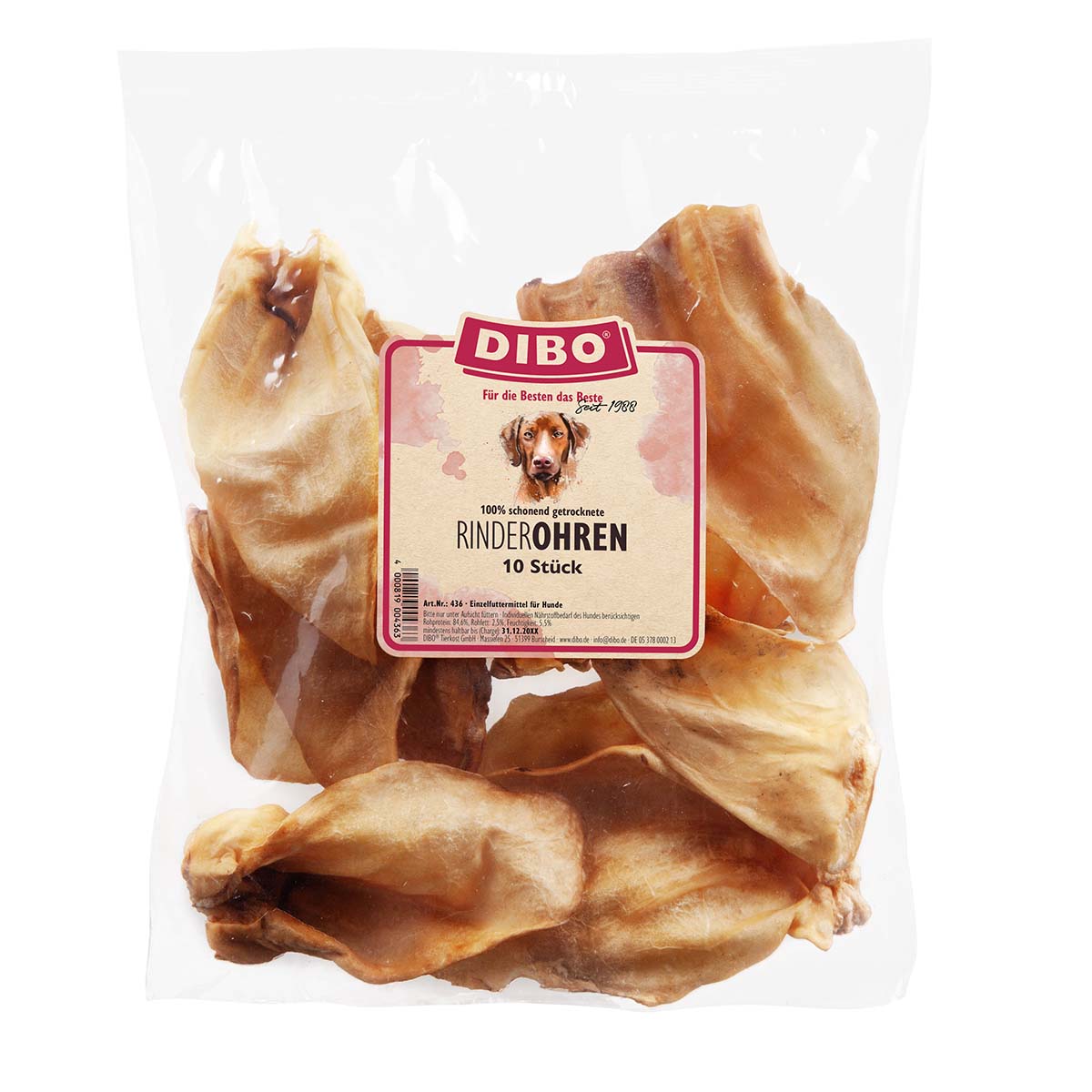 DIBO Rinderohren 10 Stück günstig kaufen bei ZooRoyal