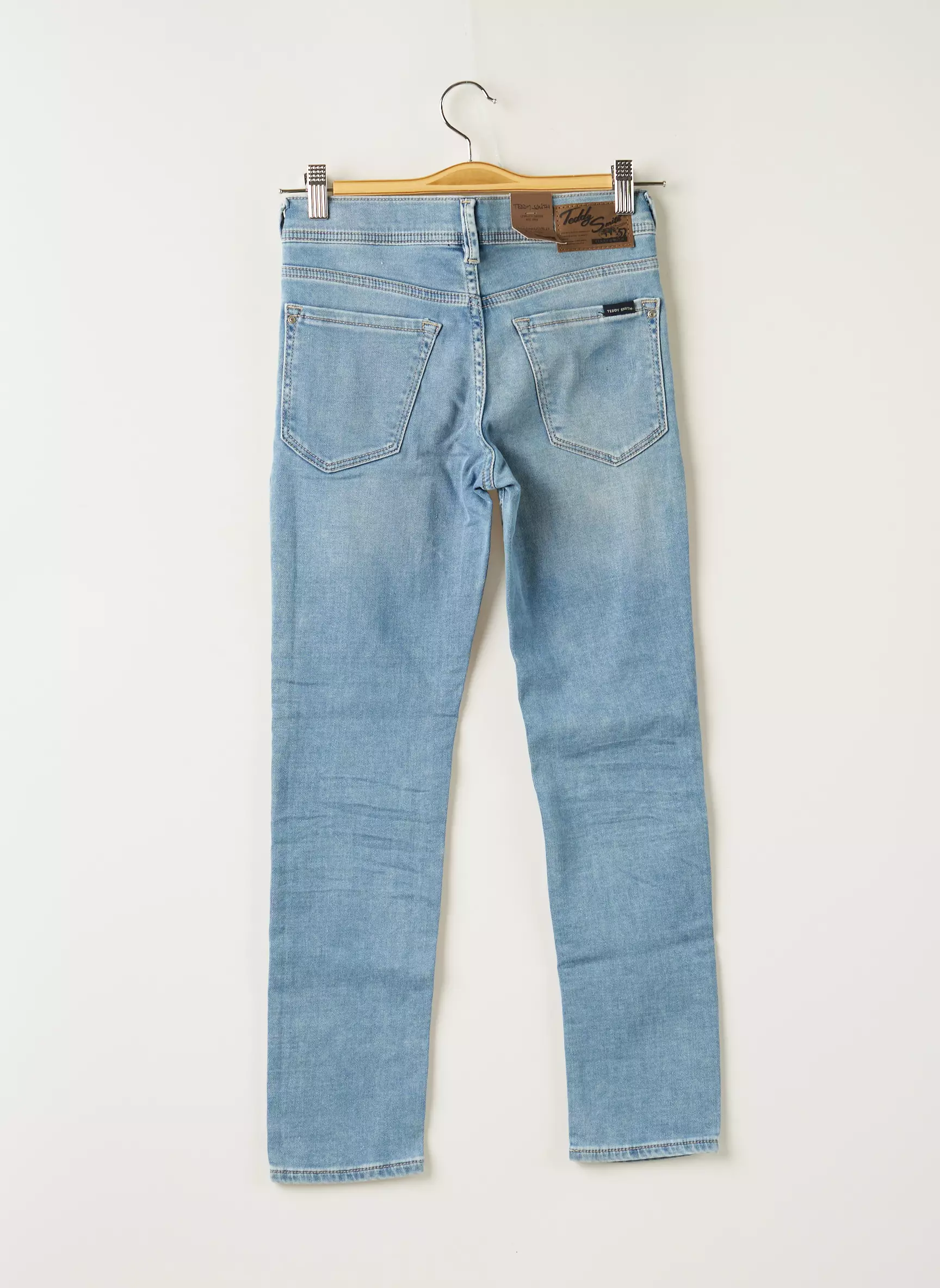 Teddy Smith Jeans Coupe Slim Garcon couleur bleu