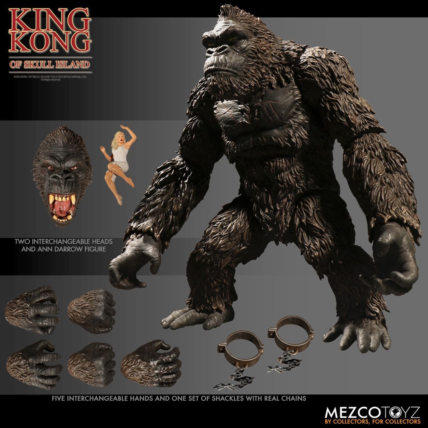 Close Up Actionfigur King Kong of Skull Island 7 Actionfigur