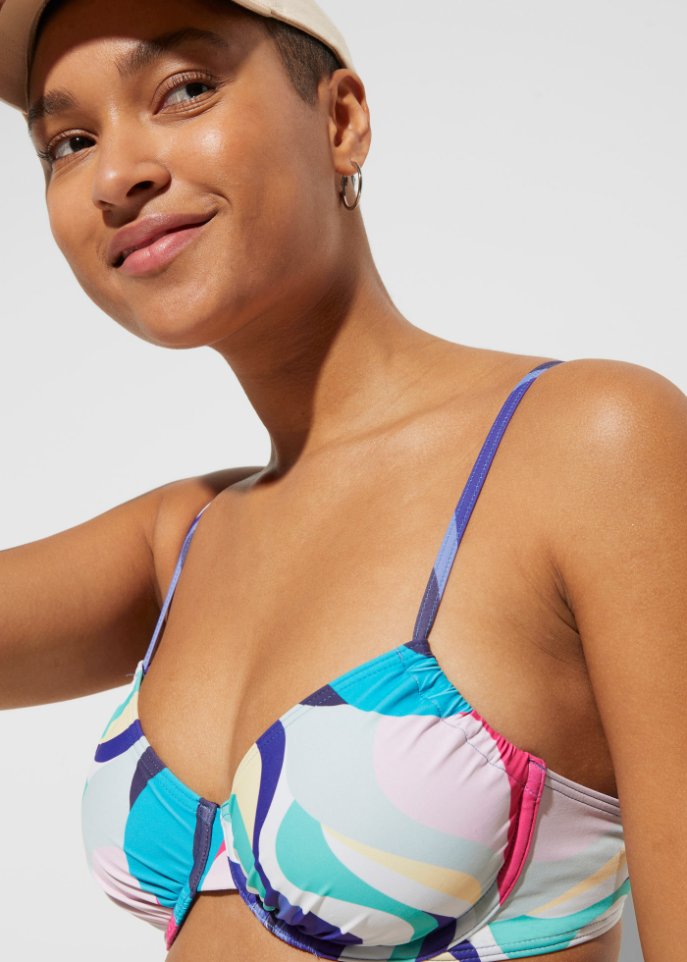 Bügel Bikini Oberteil aus recyceltem Polyamid