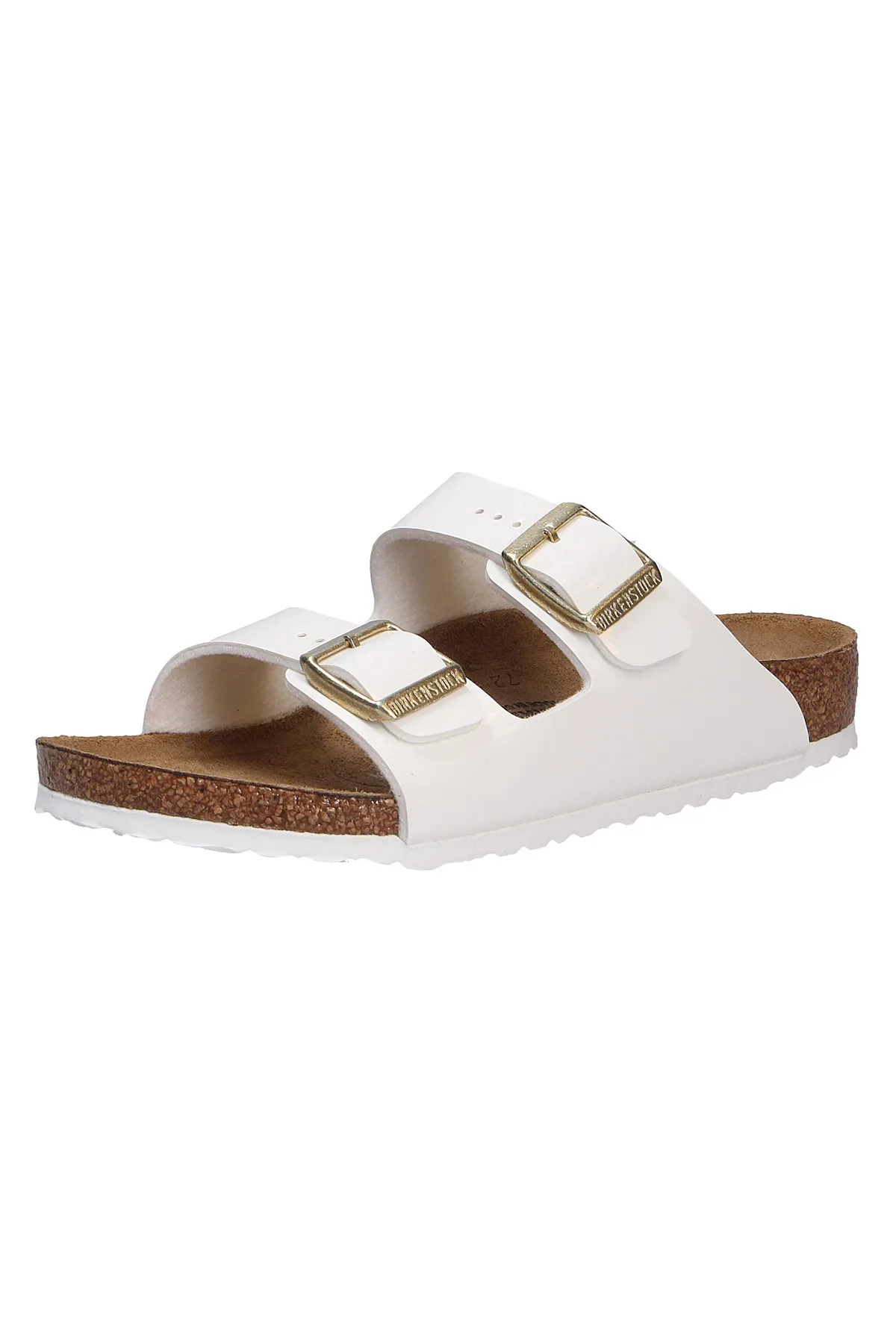 Birkenstock  Pantolette - Weiß - Flacher Absatz