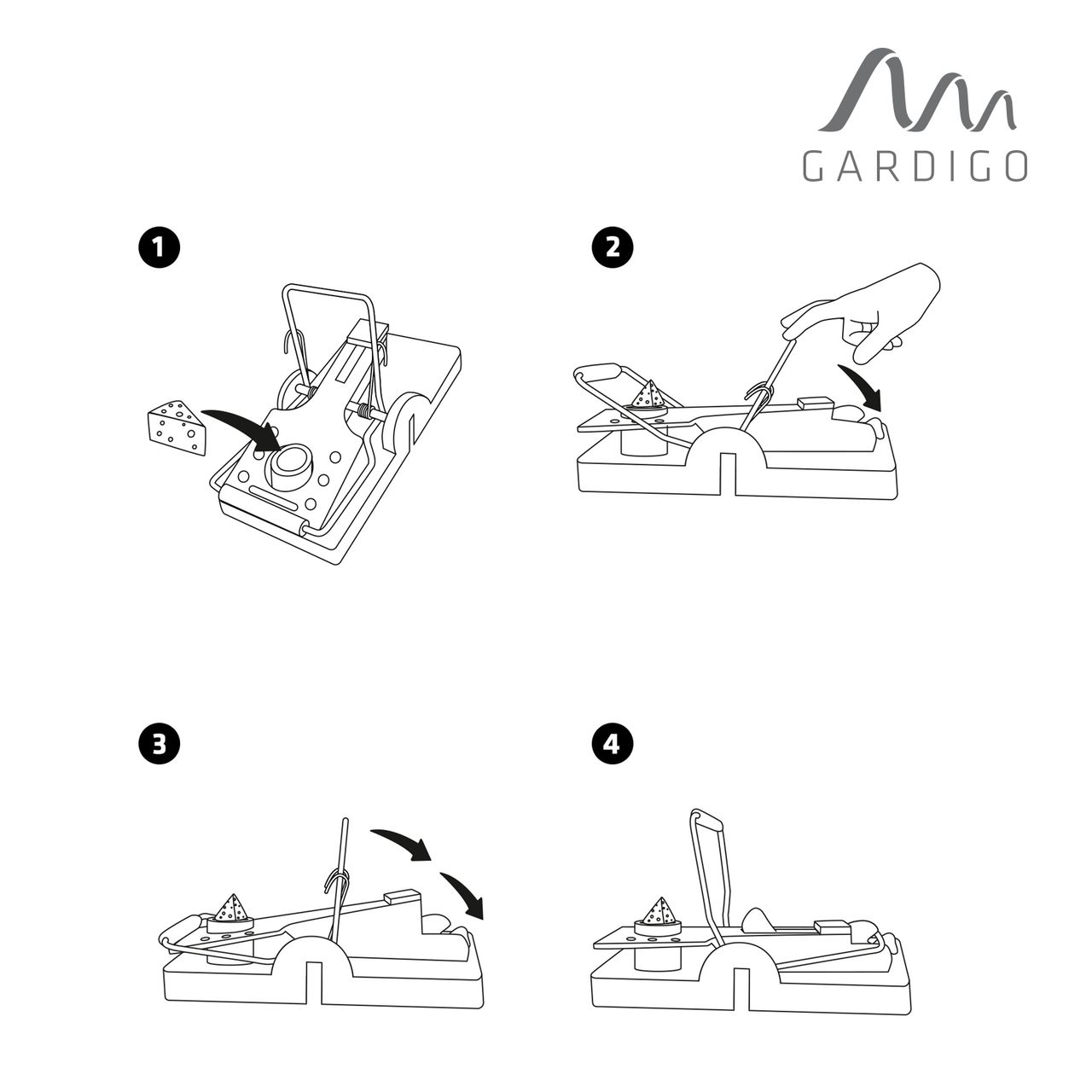 Gardigo Schlagmausefalle 2er-Set