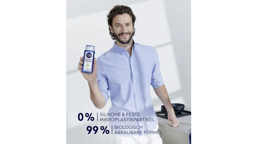 NIVEA MEN Sensitive Power Shampoo 250 ml