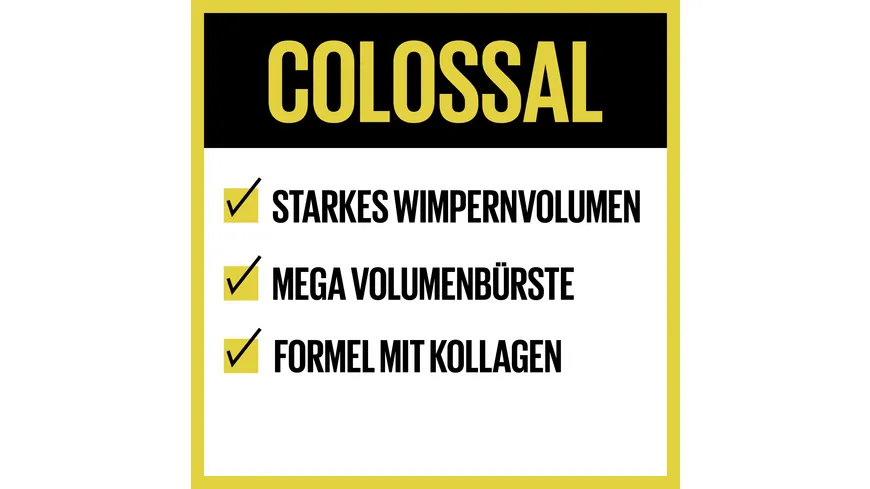 MAYBELLINE NEW YORK Mascara Express Colossal 10.7 ml 01 - Black