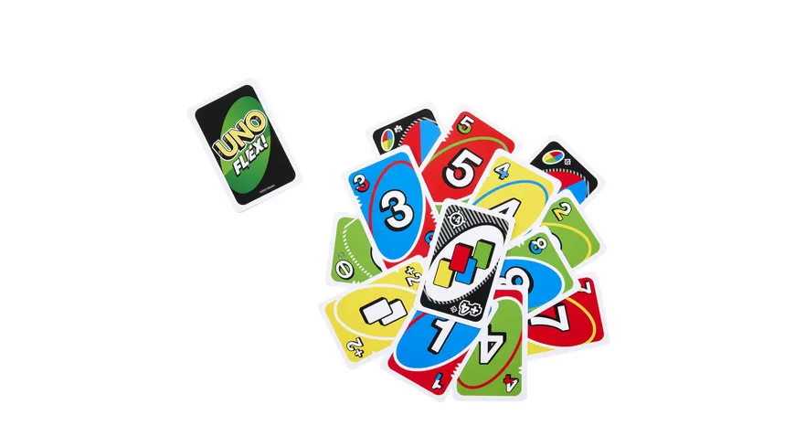 Mattel Games UNO Flex, Kartenspiel, Familienspiel