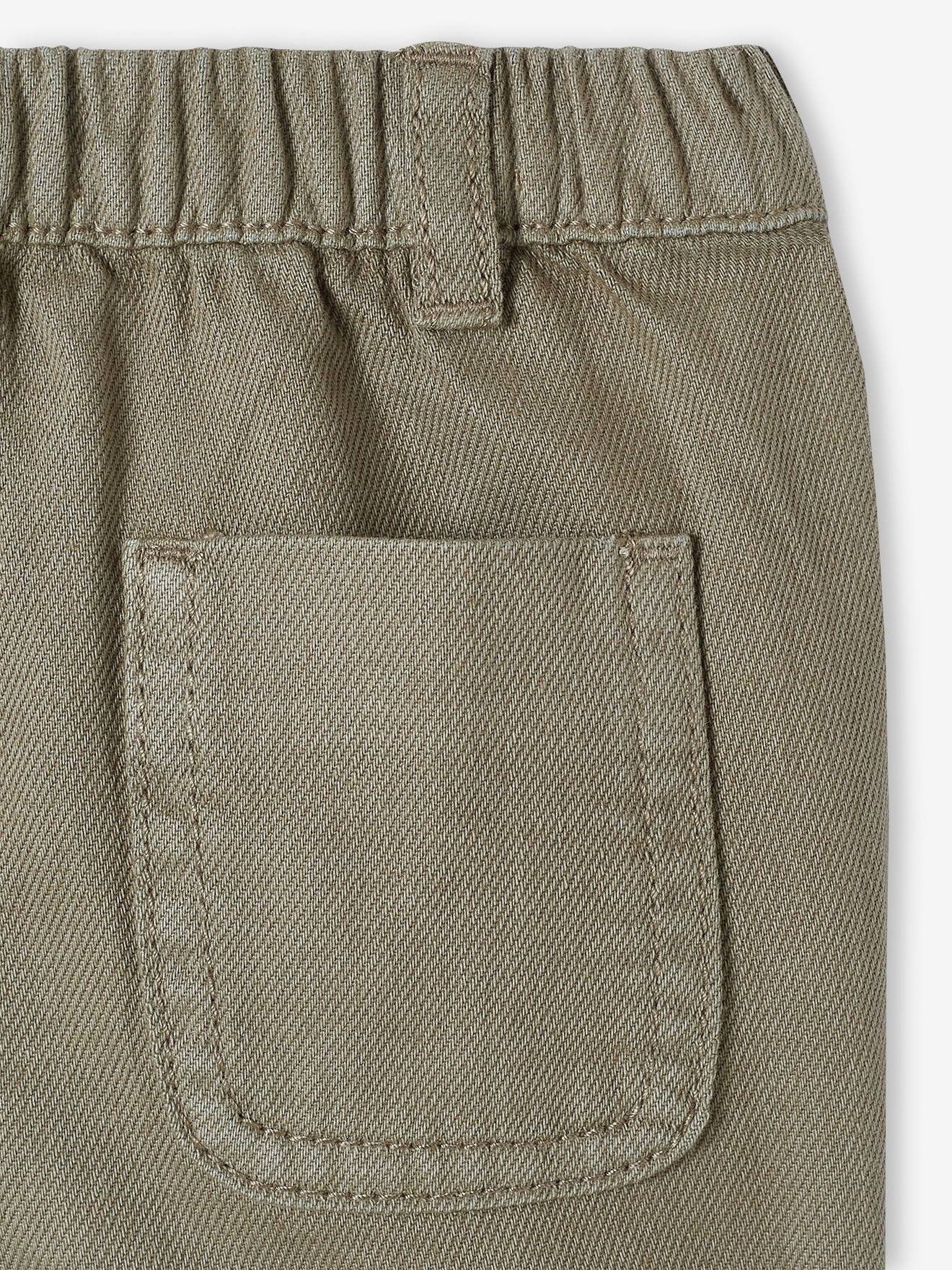 Vertbaudet Baby Shorts mit Dehnbund - khaki