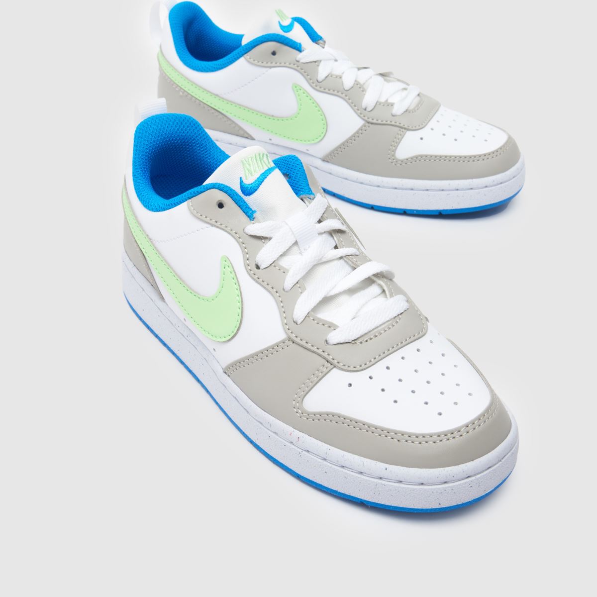 Nike grå multi court borough low recraft pojkar ungdomsskor