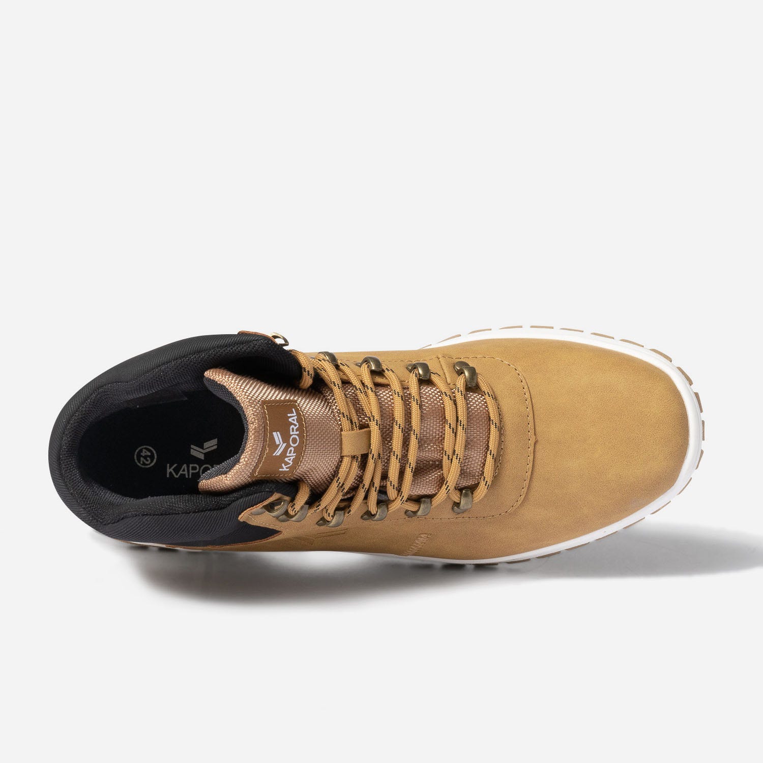 Boots KAPORAL jaune ocre esprit montagne