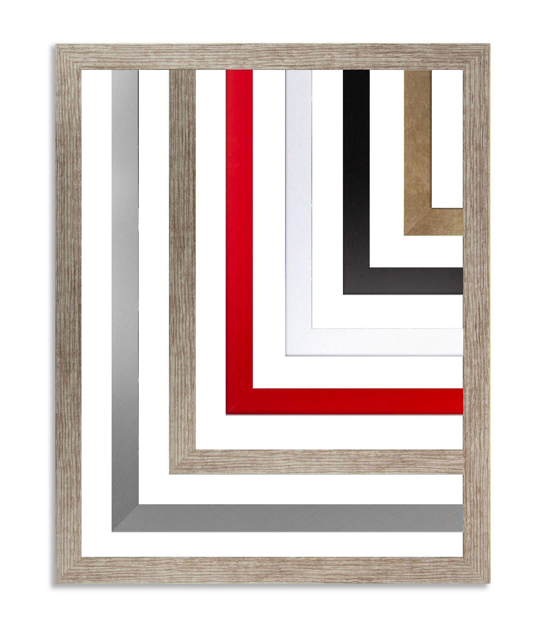 myposterframe Einzelrahmen Rahmen Maia, (1 Stück), 20x25 cm, Beige Vintage, MDF