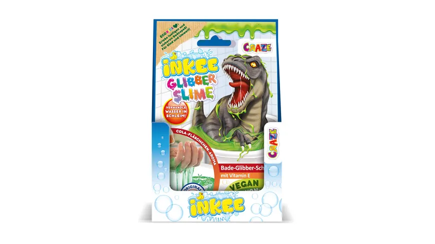 CRAZE INKEE Badeglibberschleim Dinorex