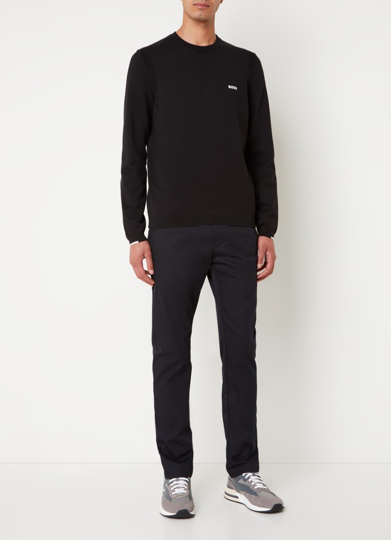 HUGO BOSS Ever-X fine-knit pullover with logo