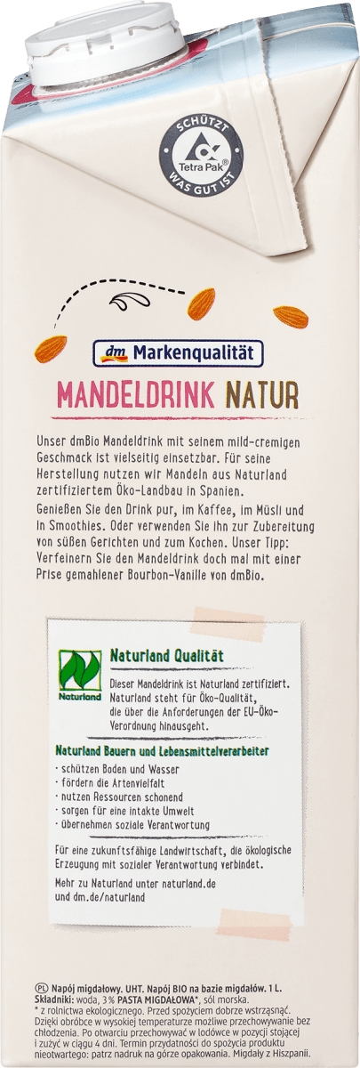 Pflanzendrink, Mandel Drink, 1 l